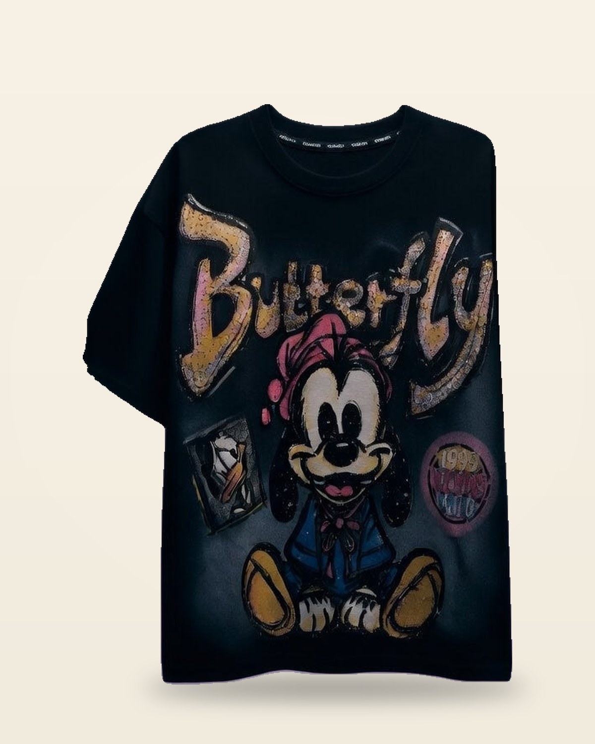 Butterfly Graphic Oversized Tee — Premium Cotton Fit