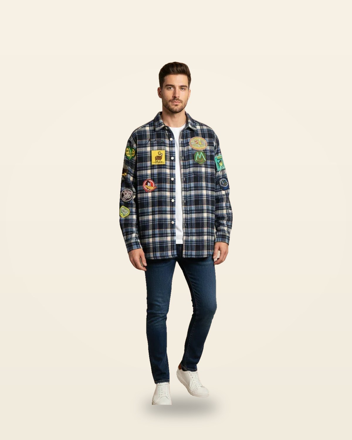 Camp Collar Oversized Shirt — Full Sleeve Premium Fit