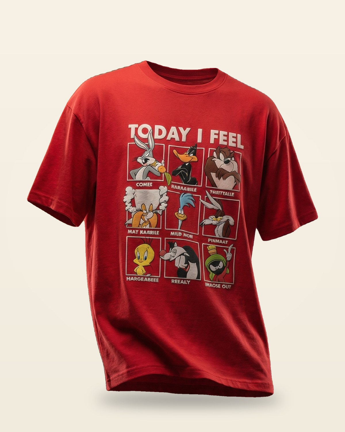Cartoon Rabbit Oversized Tee — Premium Streetwear Fit