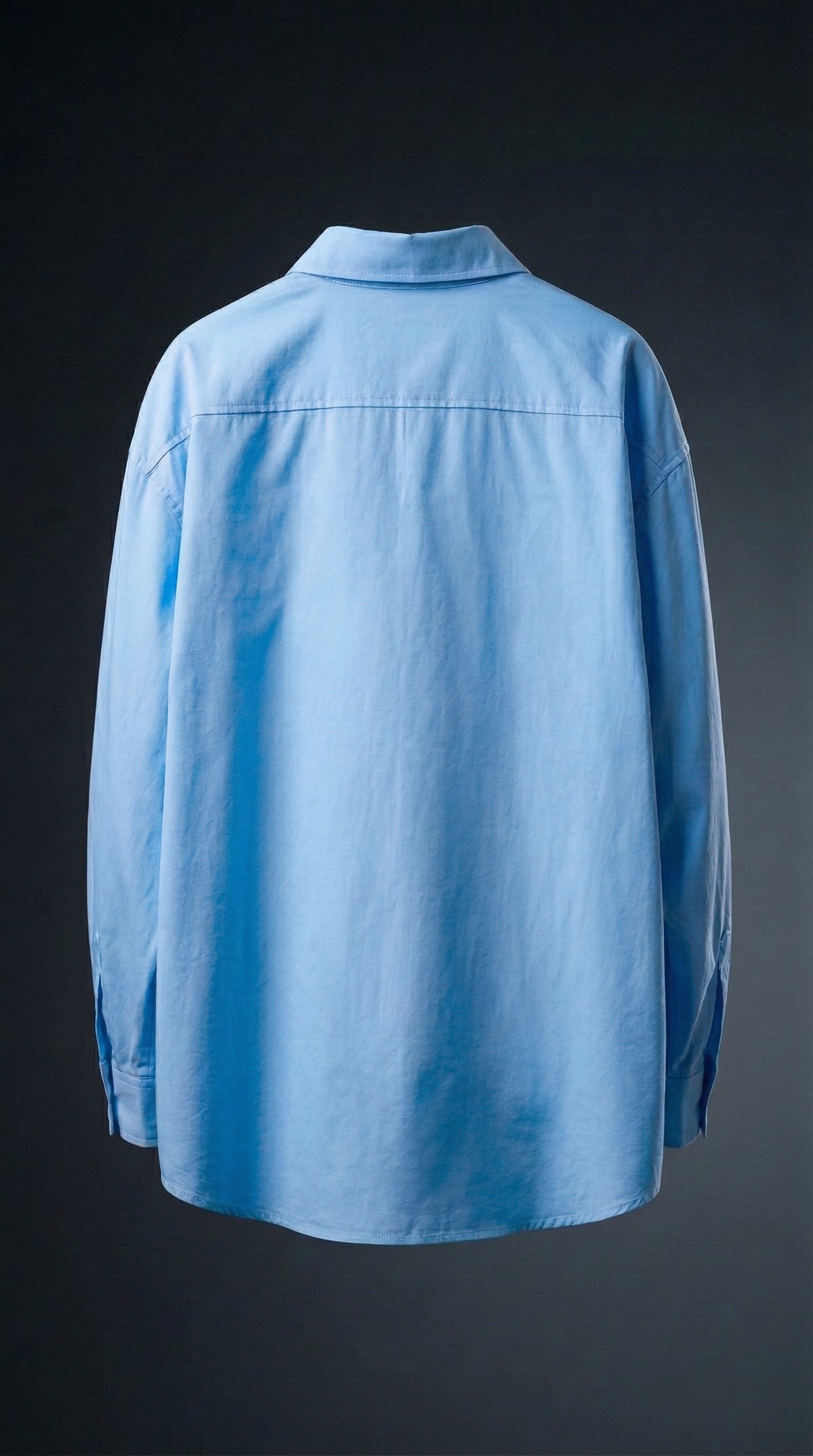 White Puppy Club Oversized Shirt — Premium Cotton Twill — view 2