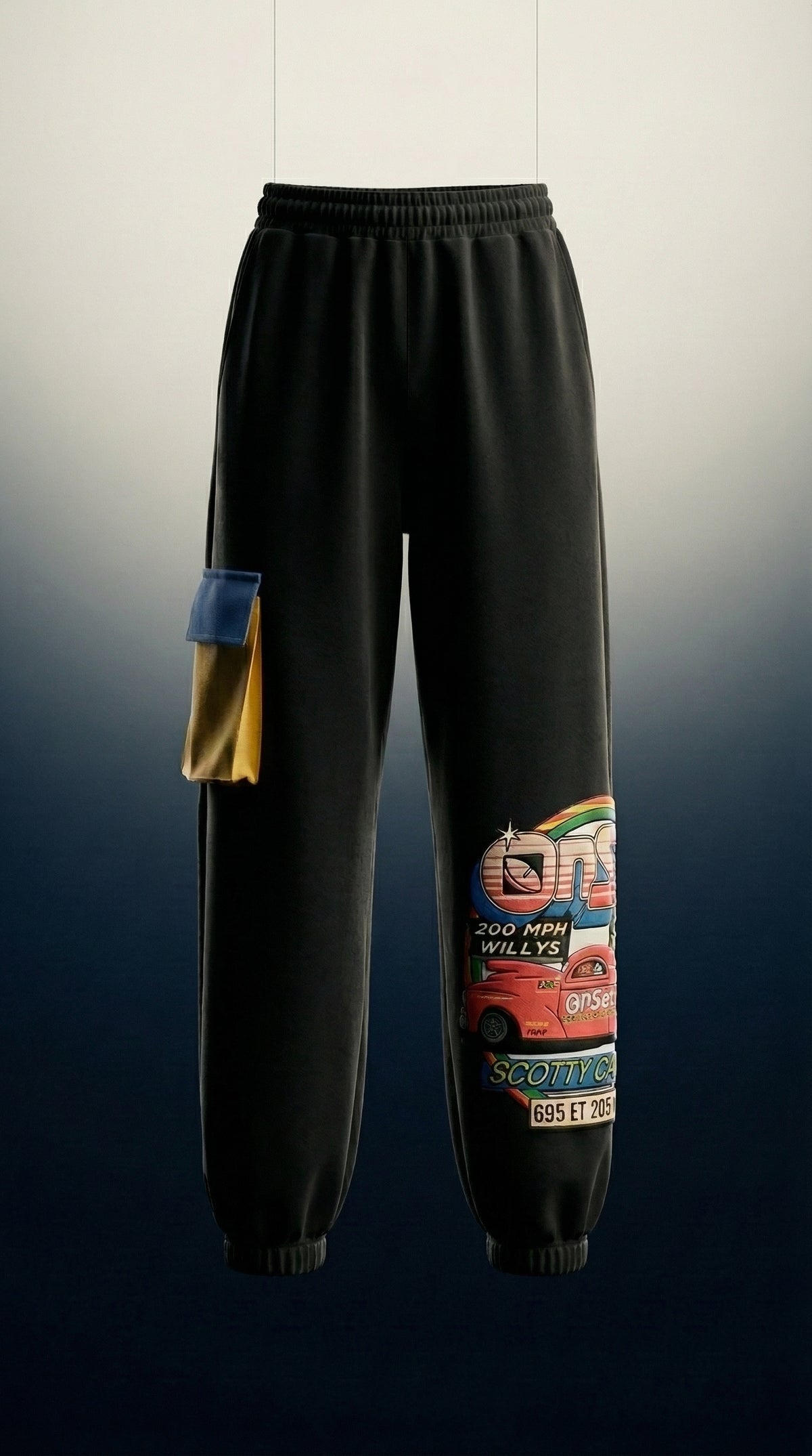 F1 Racer Lower — Tapered Fit, Elasticated Waist — view 2