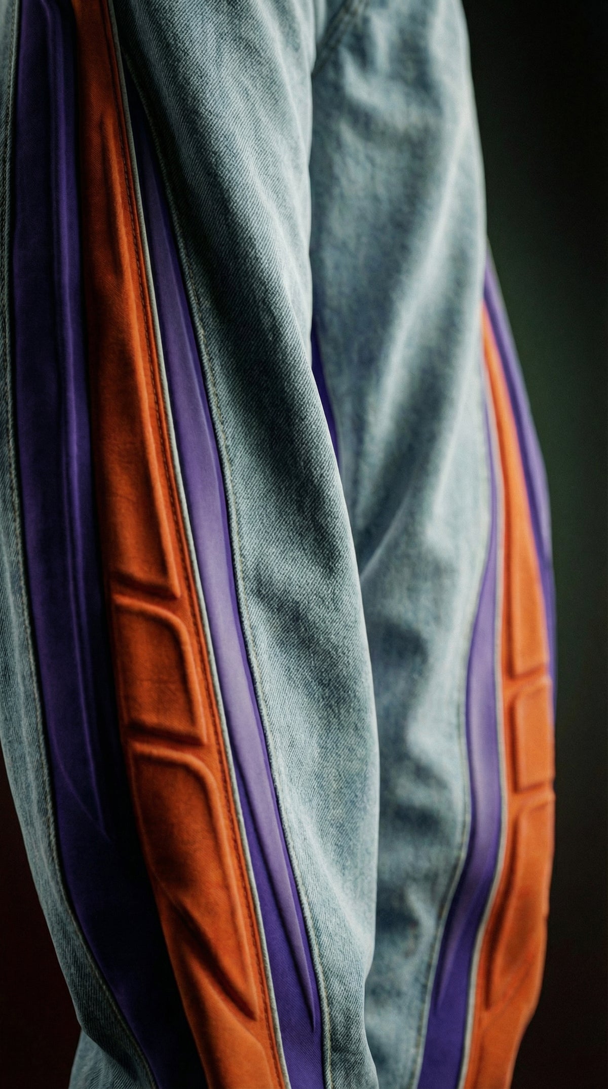 Blue Denim Legend Jeans — Premium Selvedge Fit — view 4