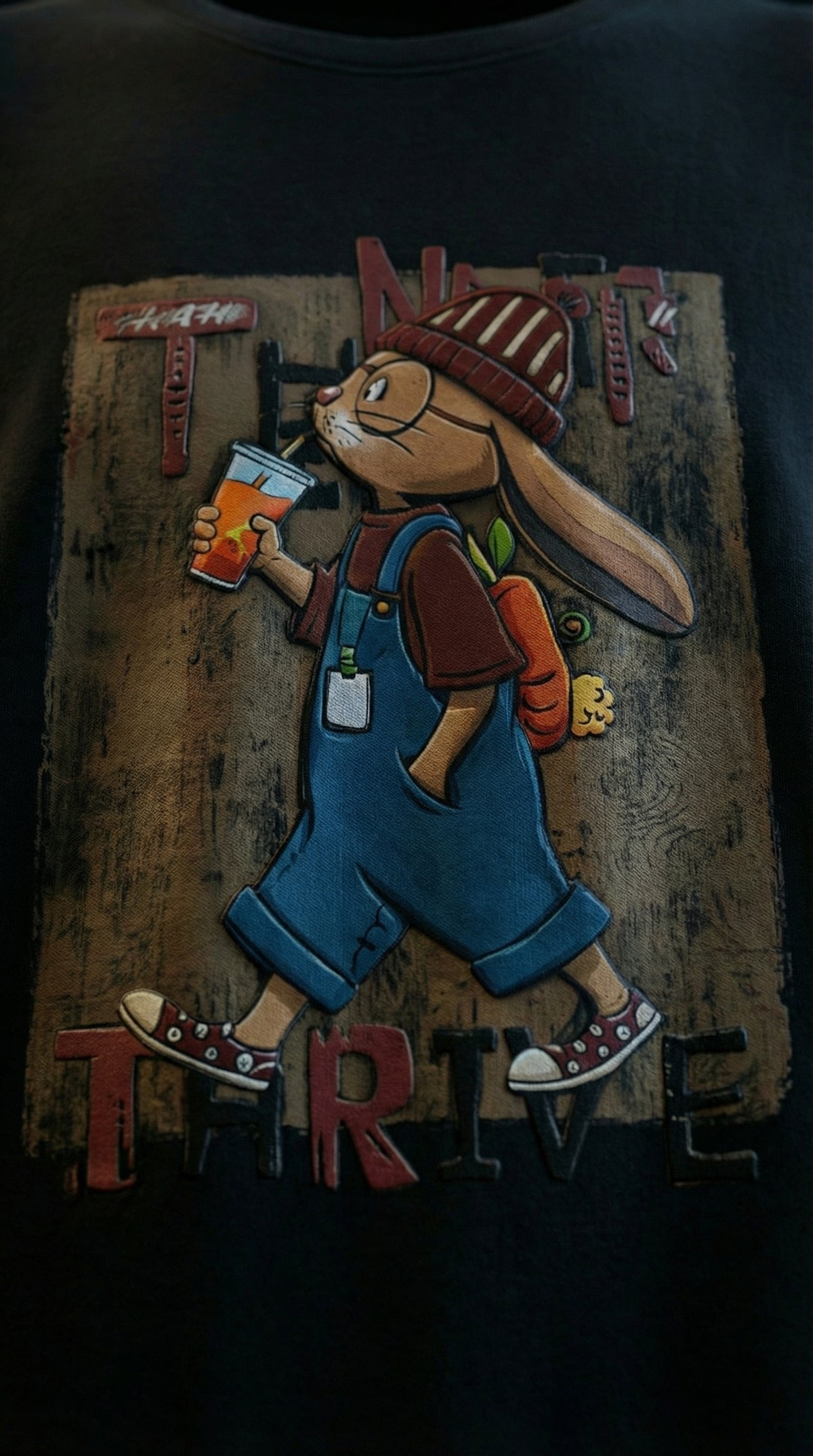 Alley Art Oversized Tee — Premium Cotton Jersey — view 5