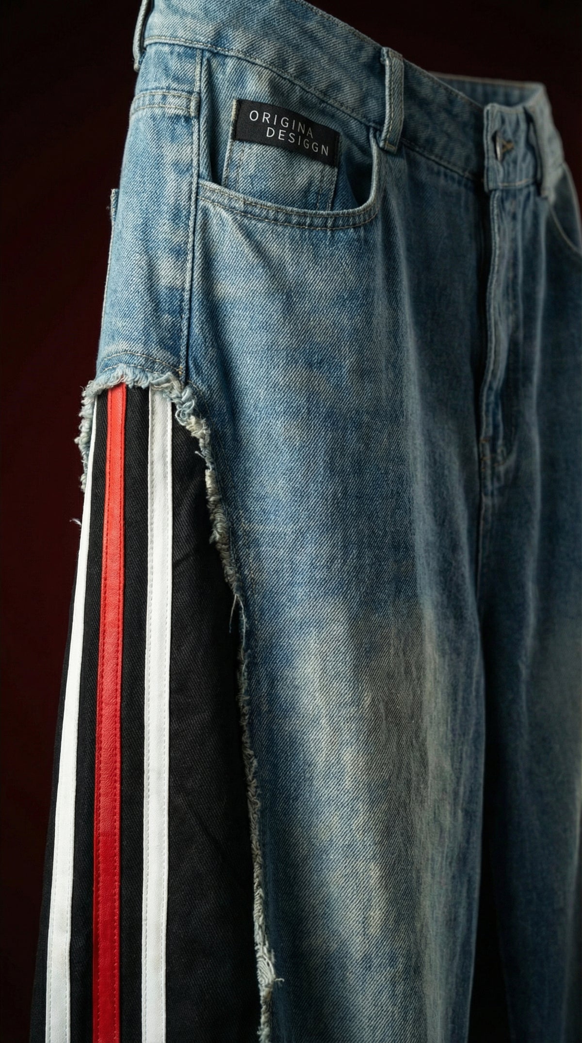 Heritage Denim Pop Jeans — Blue Slim Fit Streetwear — view 3