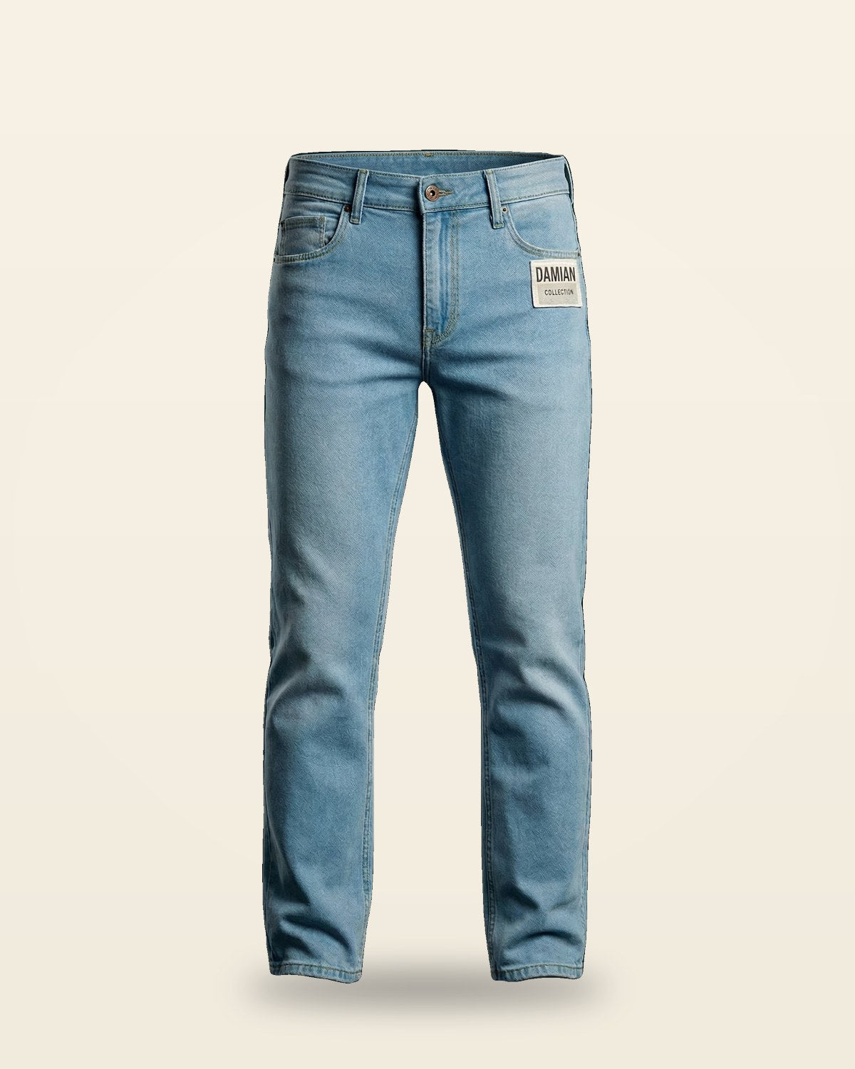 Contrast Pocket Jeans — Premium Denim