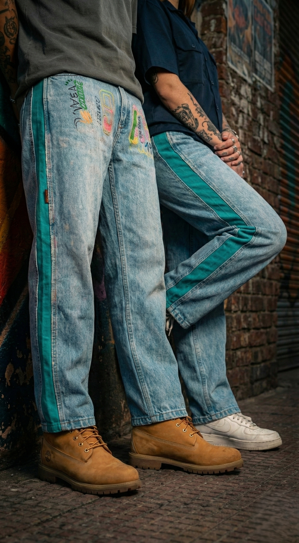 Retro Character Cut Jeans — Premium Denim Fit — view 6