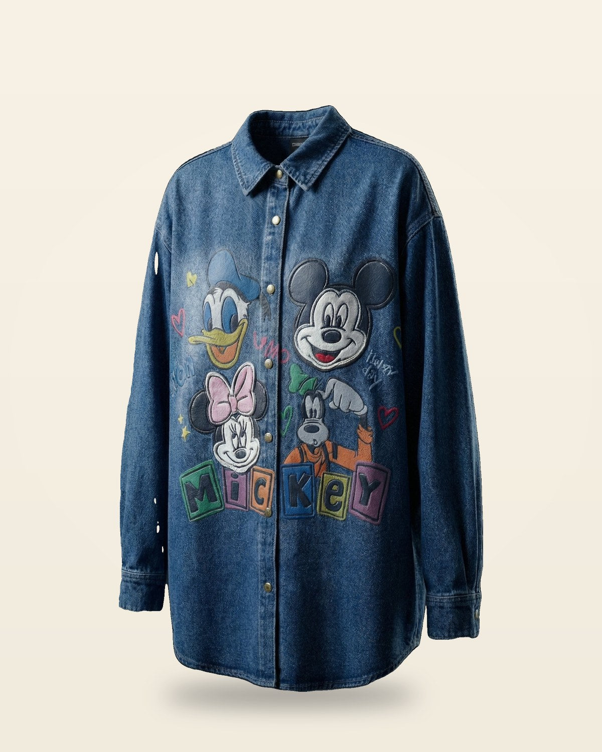 Cult Denim Oversized Shirt — Indigo Washed Fit