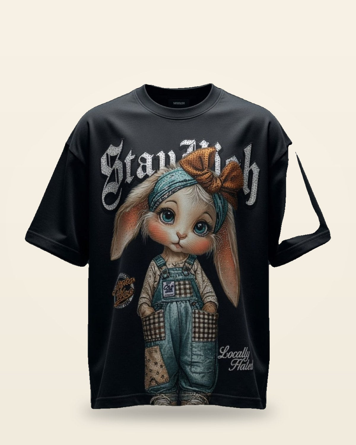 Delicate Elf Graphic Tee — Oversized Premium Cotton