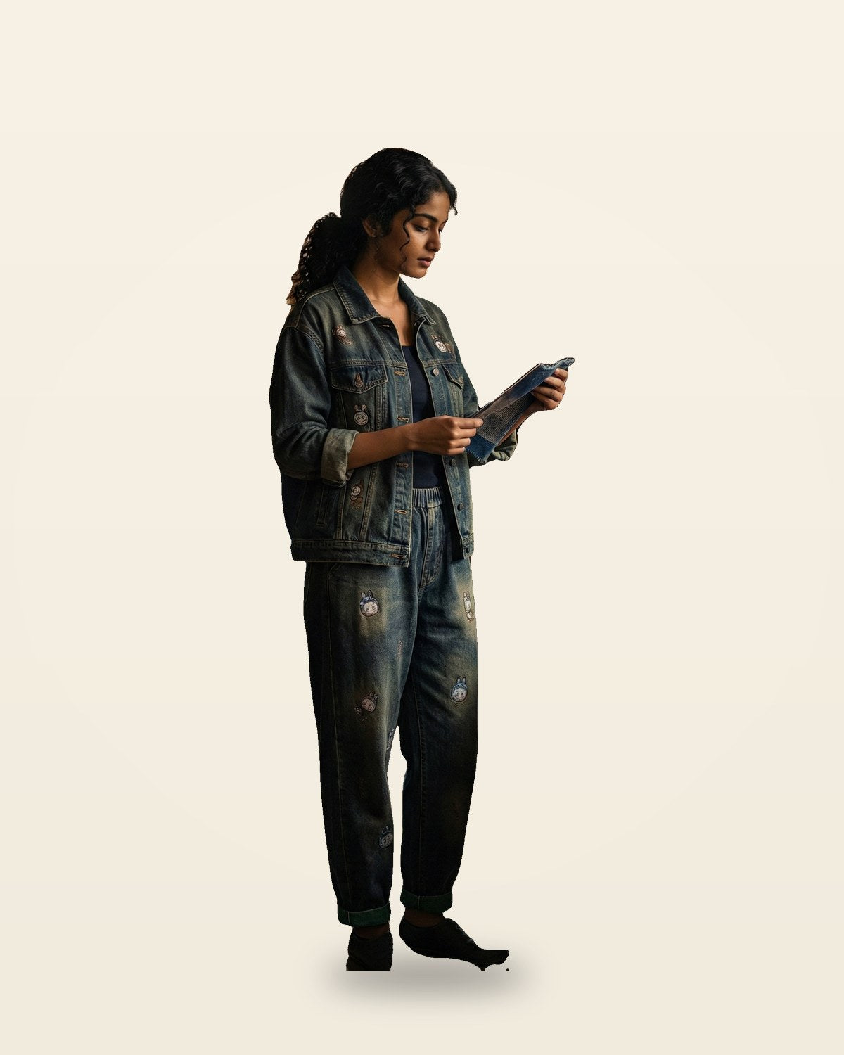 Denim Art Edition Jeans — Premium Blue Selvedge Fit