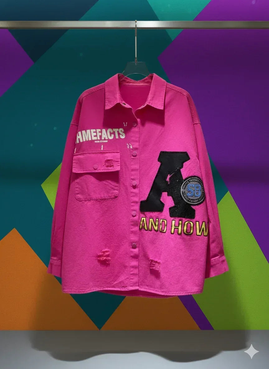 SANKI Funky Distressed Oversized Shirt - Sanki