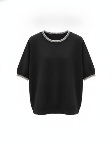SANKI Black Casuals Top for Women