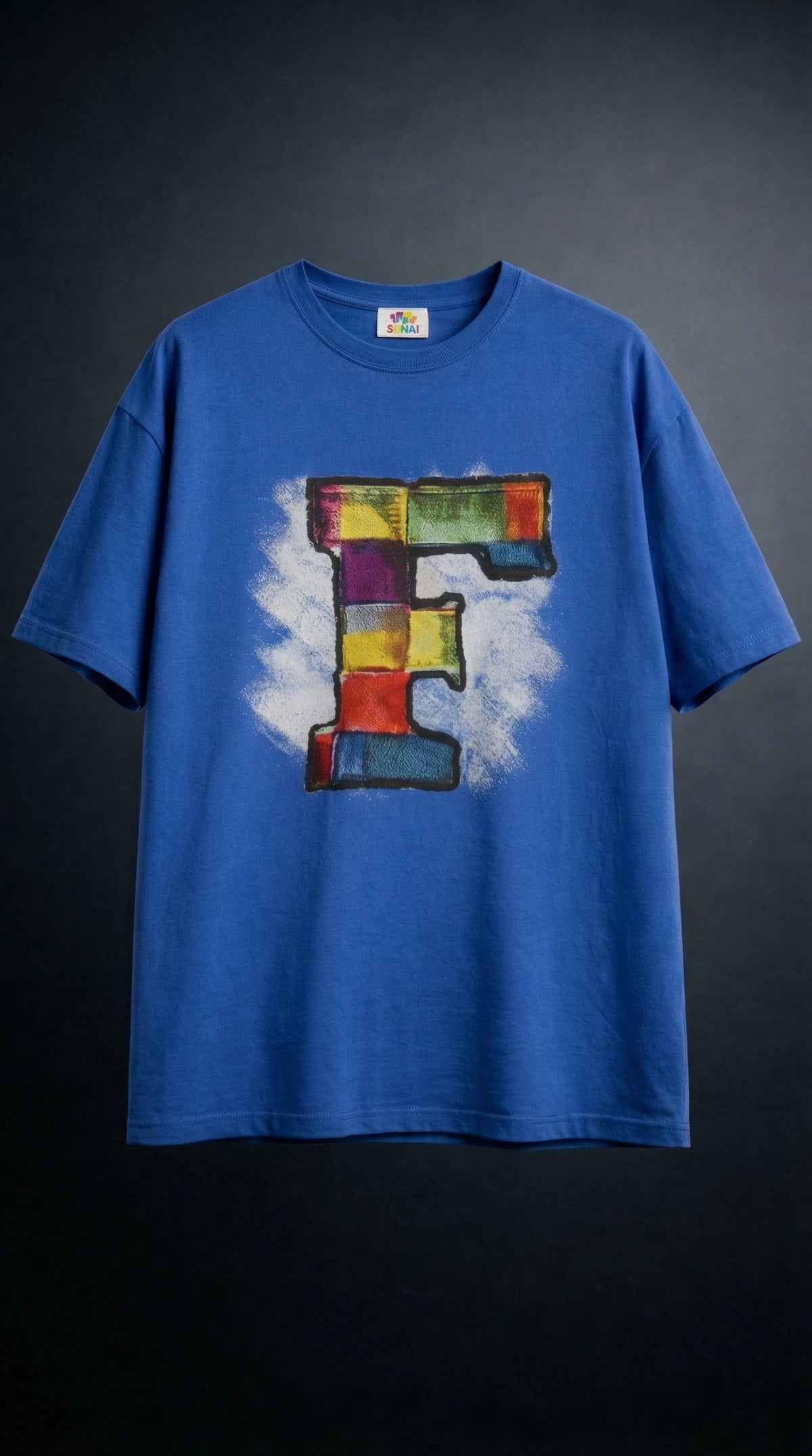 Vibrant Future Oversized Tee — Graphic Cotton Fit — view 2