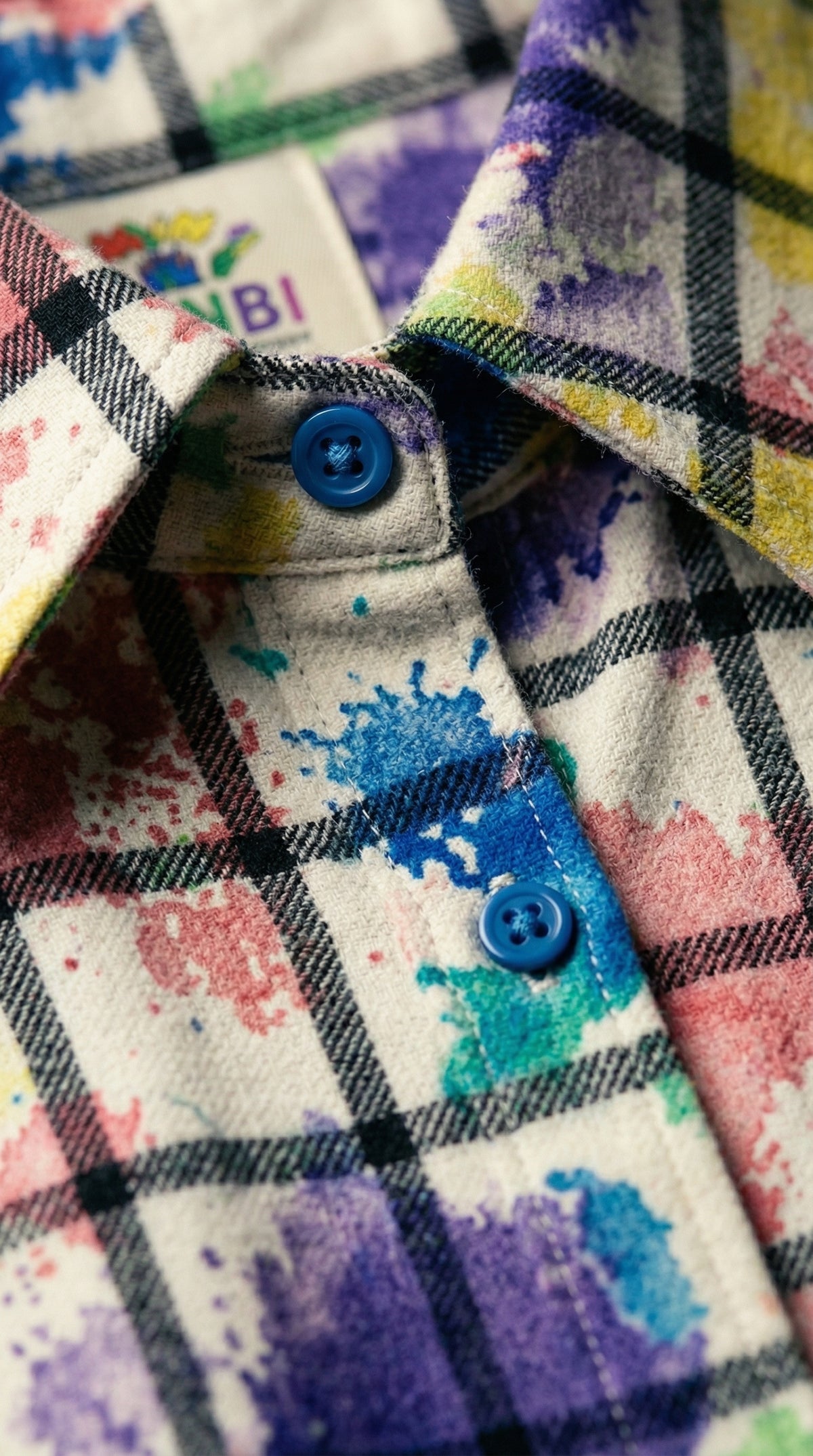 Abstract Palette Oversized Shirt — Premium Fit — view 3
