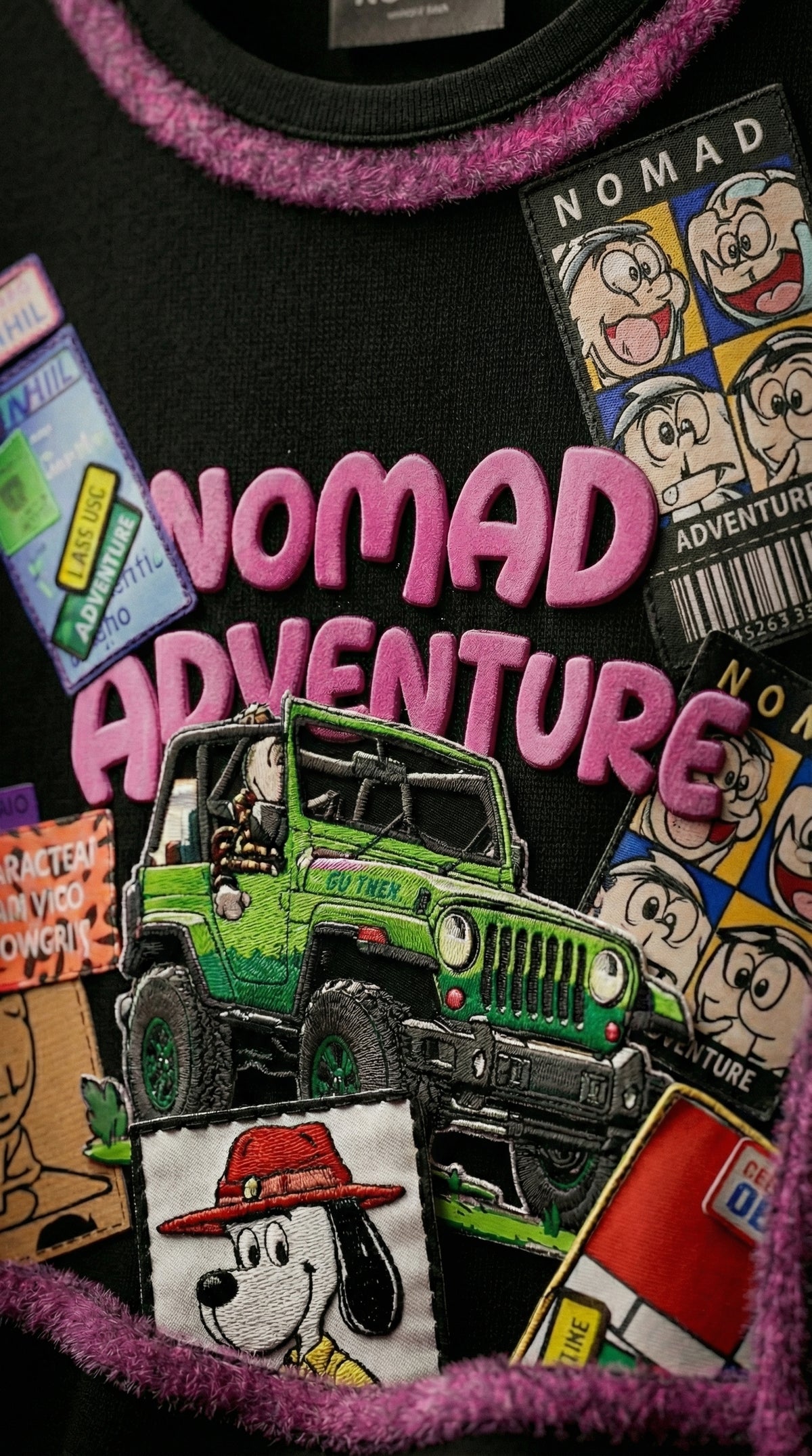 Nomad Oversized Tee — Drop-Shoulder Combed Cotton Fit — view 4
