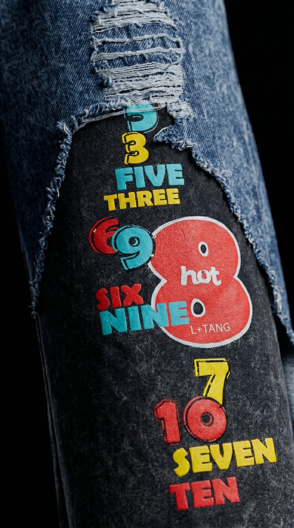 Digits Jeans — Tapered Blue Denim Fit — view 4
