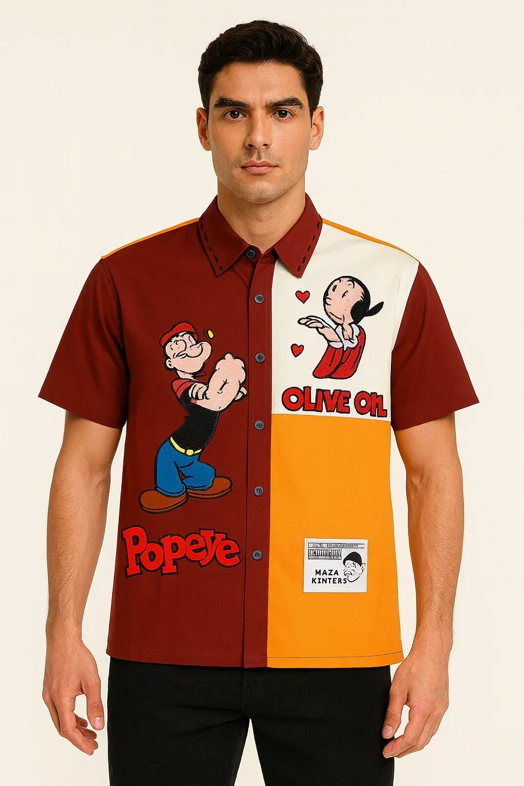 Cartoon Half Sleeve Shirt - Sanki