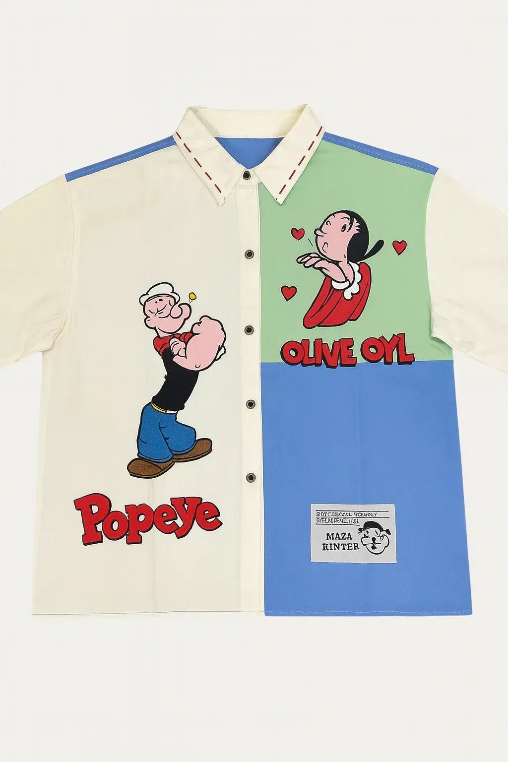 Cartoon Half Sleeve Shirt - Sanki