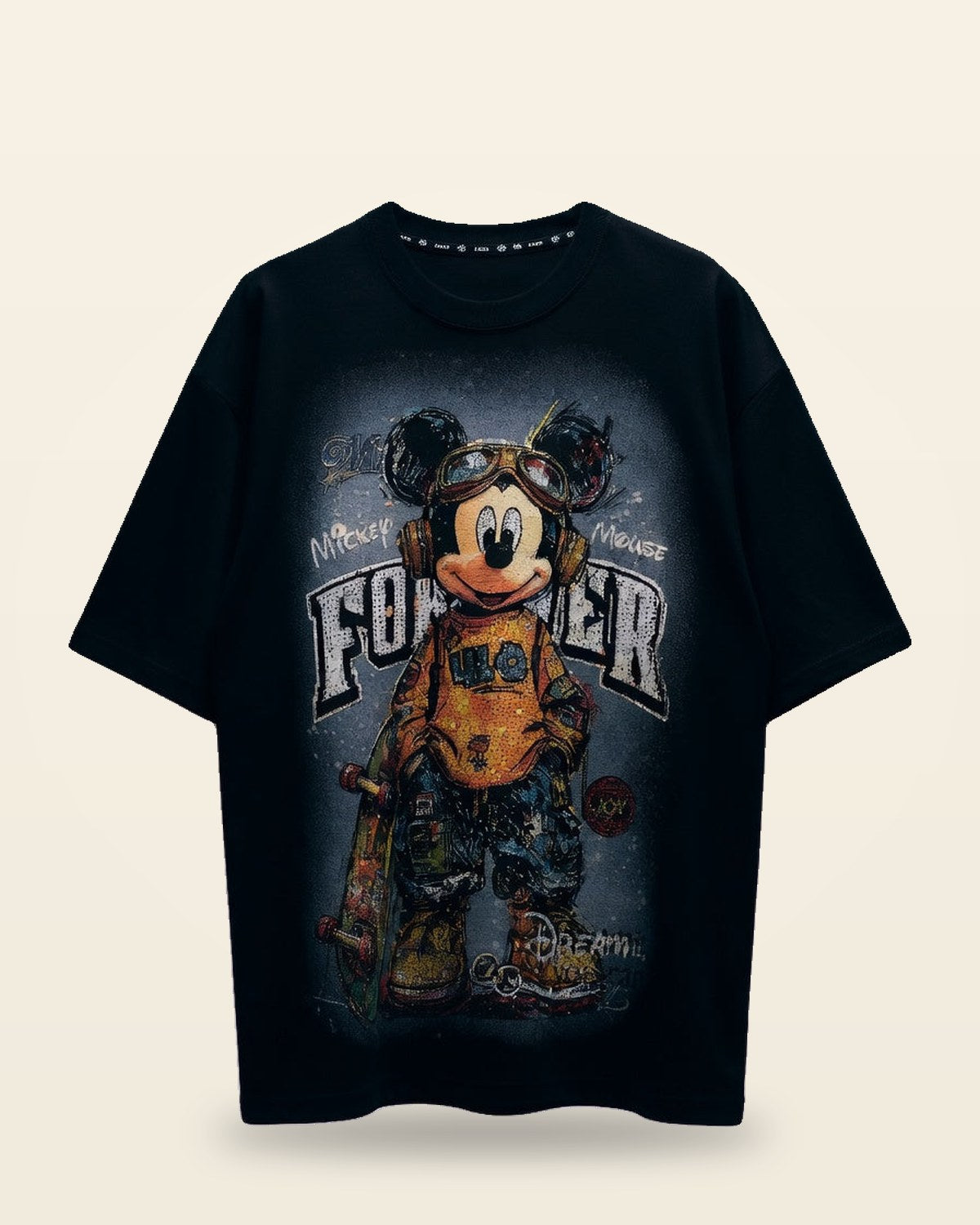 Frogger Graphic Tee — Heavyweight Cotton Drop-Shoulder Fit