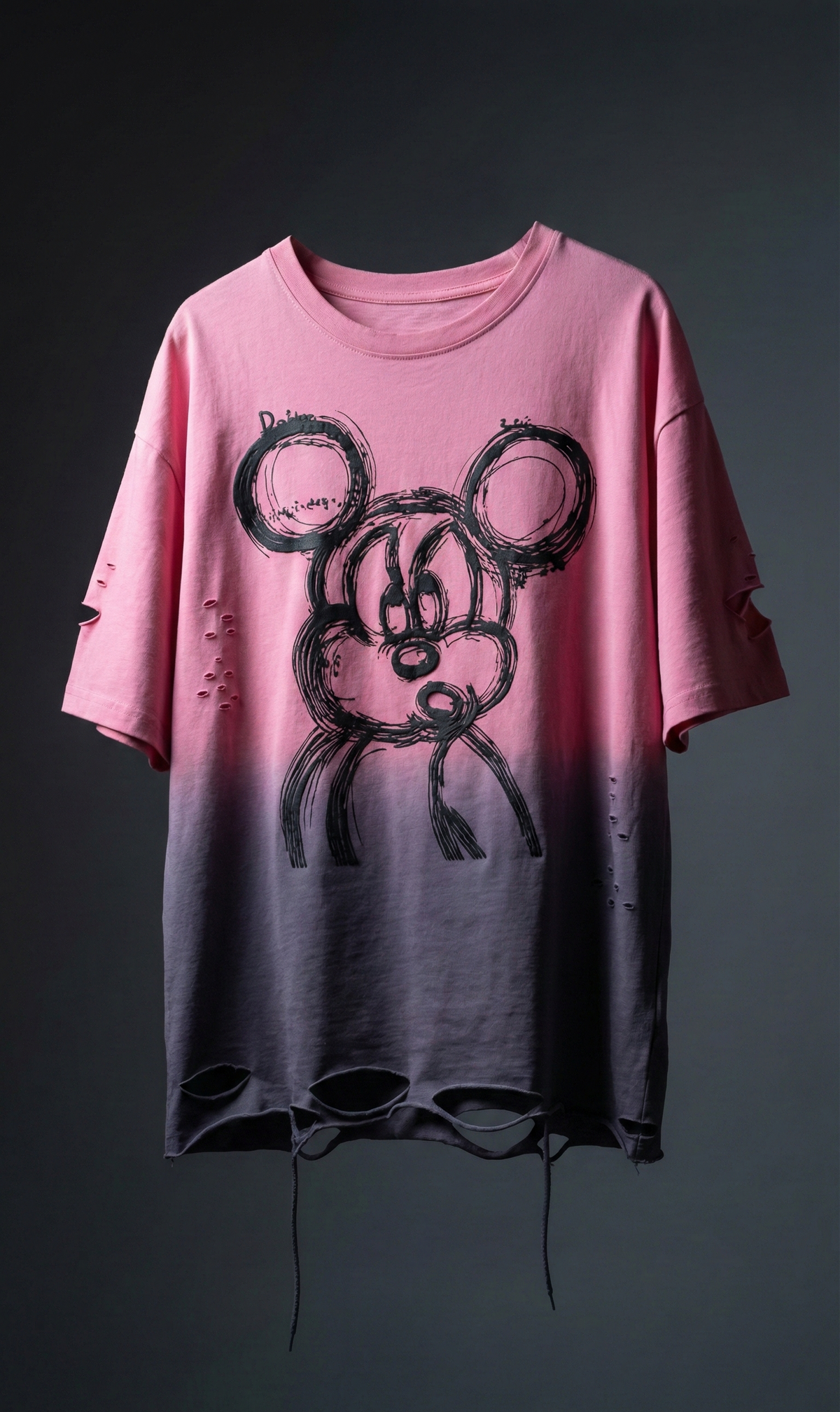 Bubble Bear Graphic Oversized Tee — Premium Cotton Fit — view 5