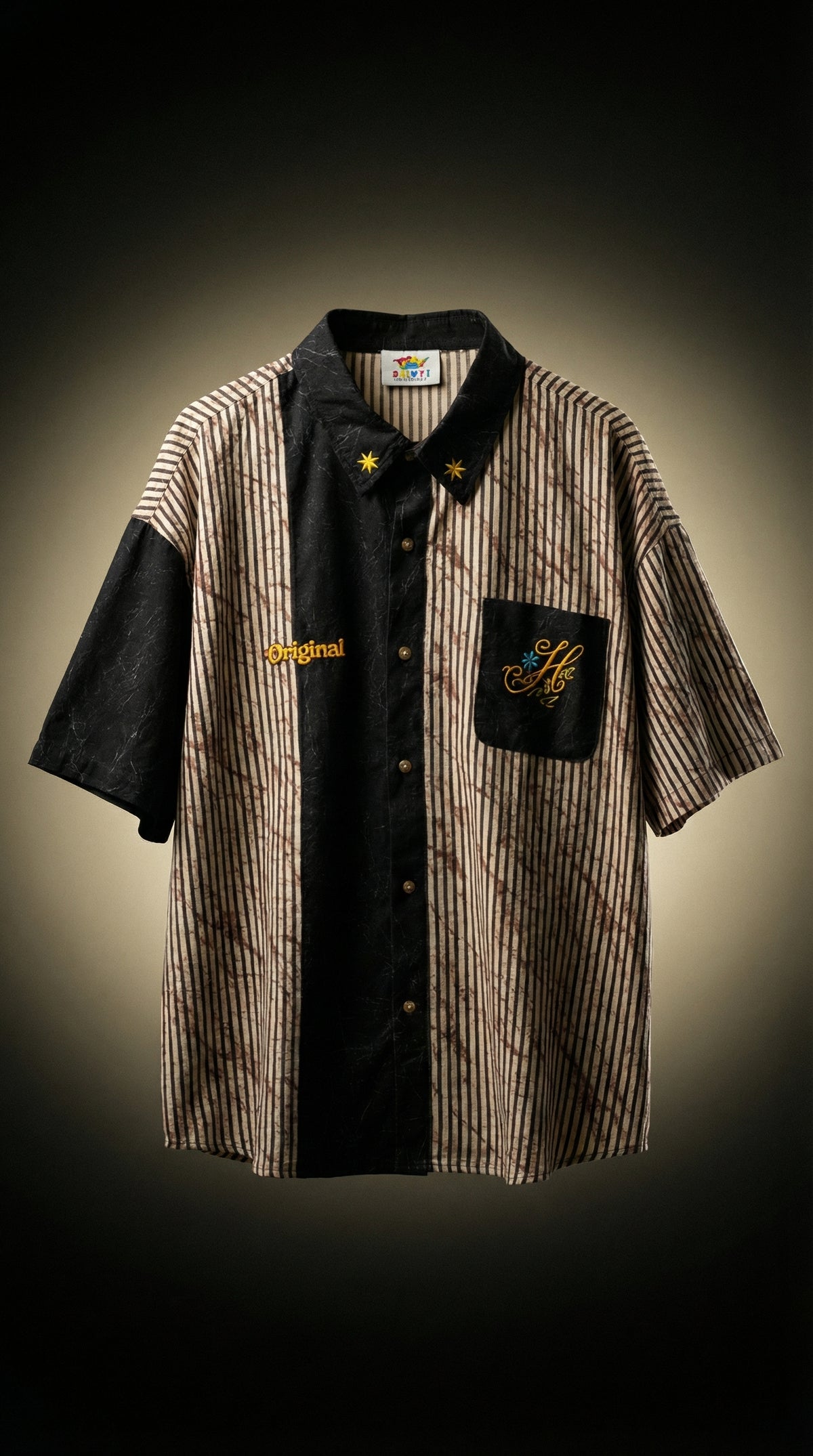 Dual Panel Patch Shirt — Premium Relaxed Streetwear — view 7