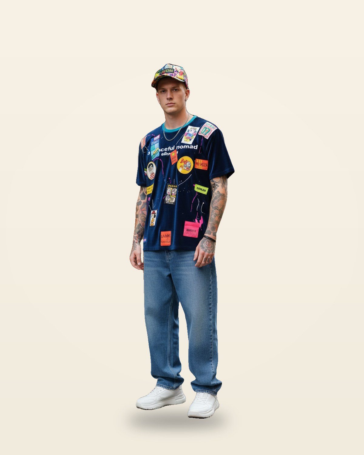 Frozi Graphic Oversized Tee — Premium Heavyweight Cotton