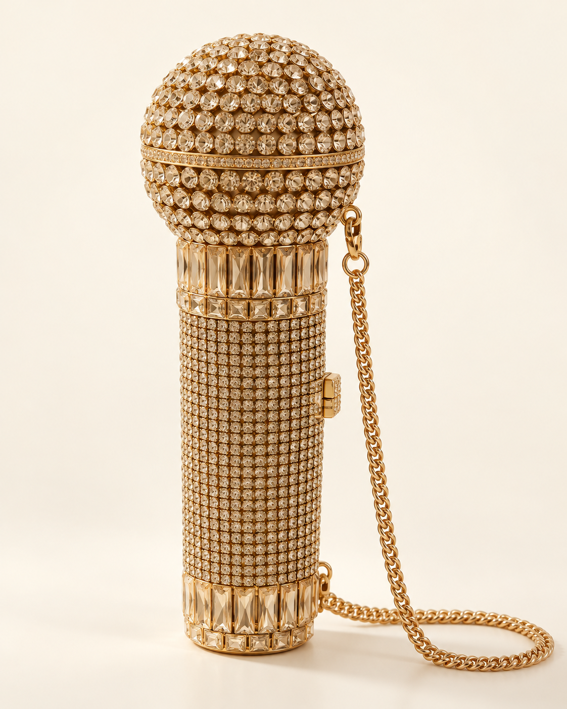 Golden Chain Crossbody Bag — detail view