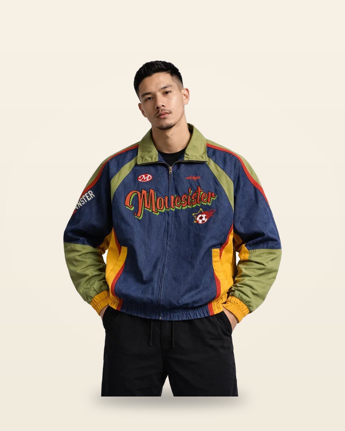 Multicolor Full Sleeve Jacket — Structured Fit