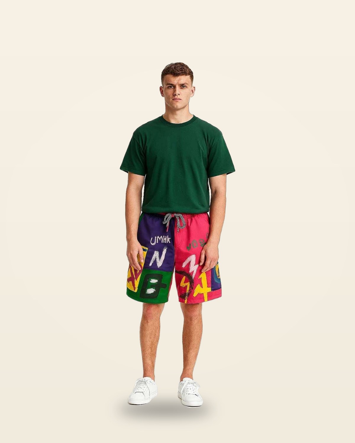 Green Tailored Shorts — Premium Adjustable Fit