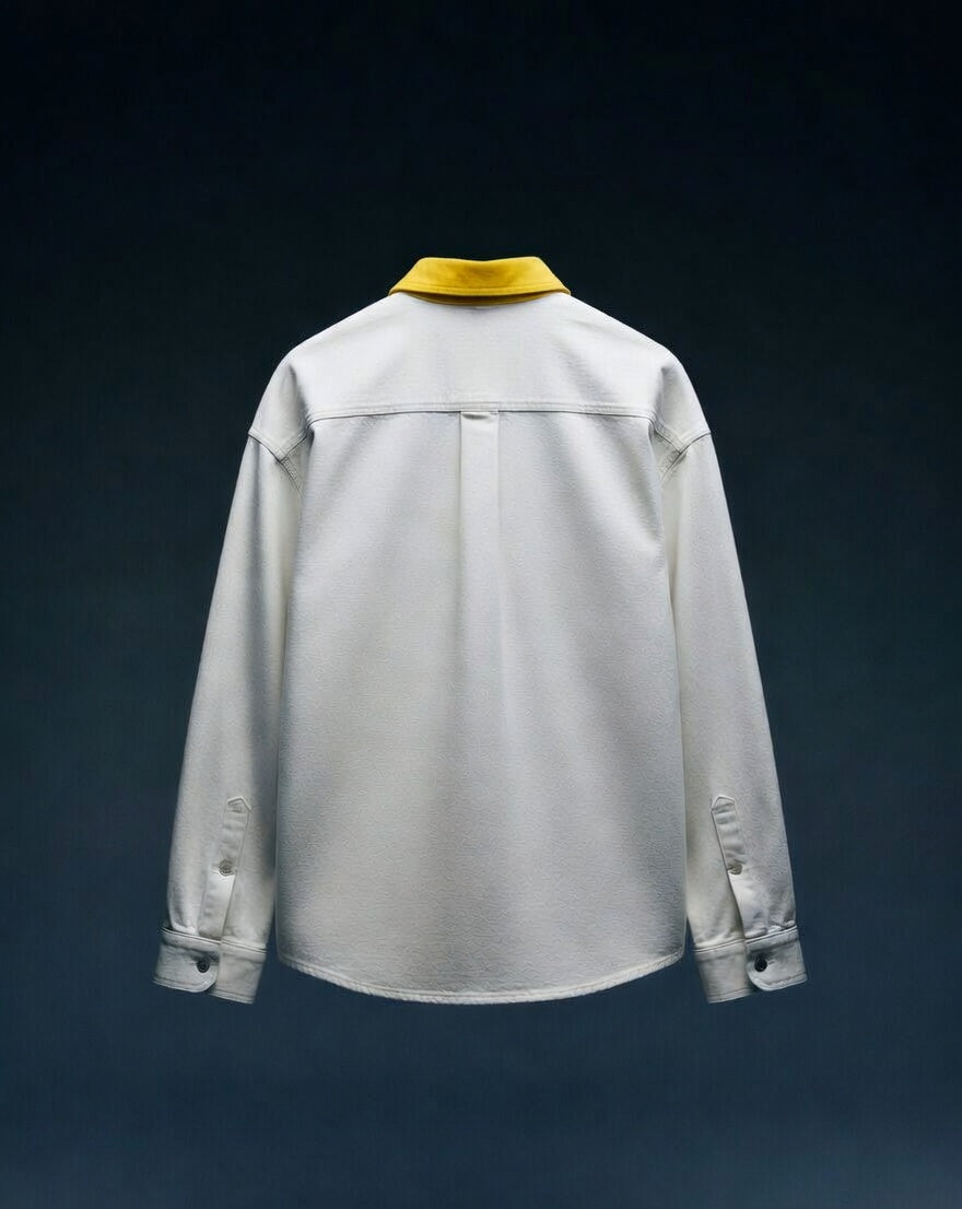 Carnival Oversized Shirt — Relaxed Fit with Structured Collar — view 4
