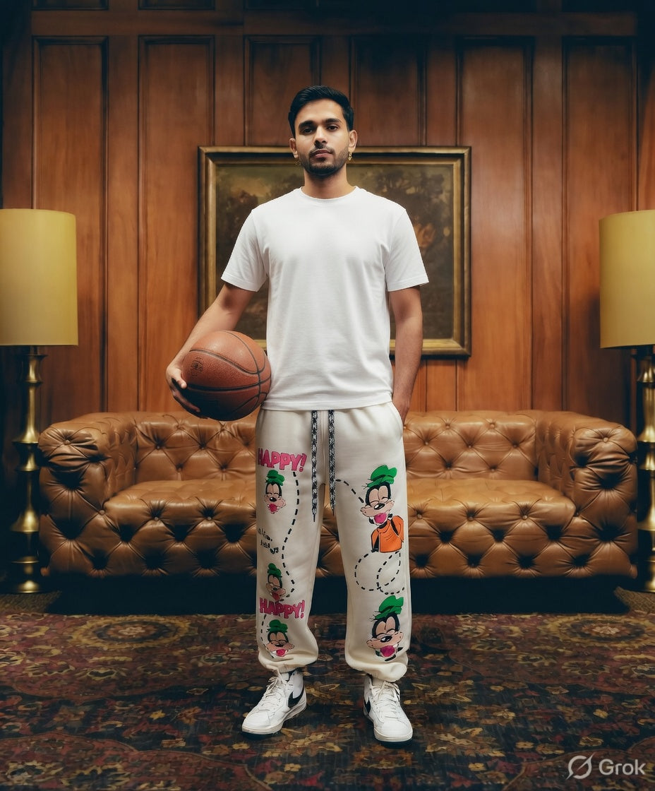 Happy Life Joggers — Relaxed Fit, Elasticated Waist — view 7