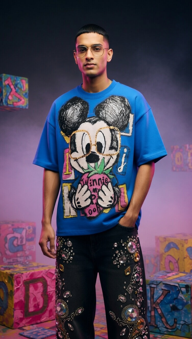 Classic Chill Oversized Tee — Graphic Print Fit — view 13