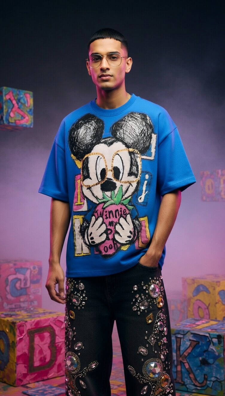 Classic Chill Oversized Tee — Graphic Print Fit — view 11