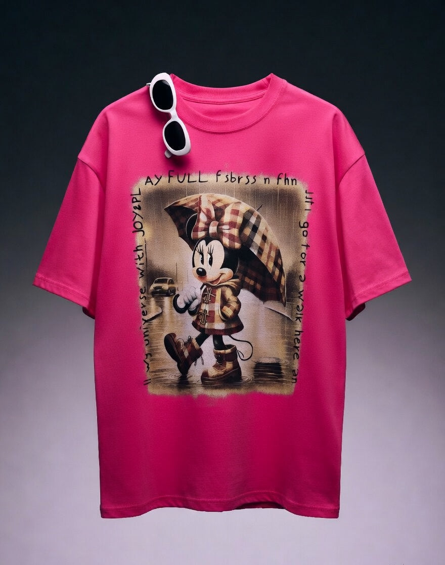 Main Character Energy Oversized Tee — Drop Shoulder Heavyweight Cotton — view 3