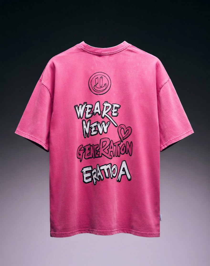 Modern Graphic Oversized Tee — Drop-Shoulder Fit — view 5