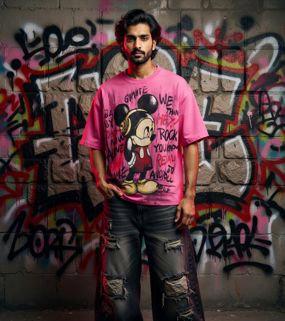 Prime Mood Oversized Tee — Heavyweight Drop-Shoulder Fit — view 3