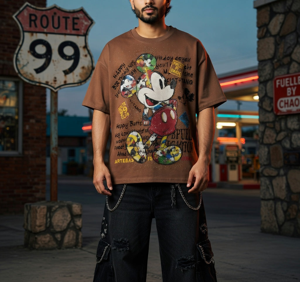 Lowkey Icon Oversized Tee — Bio-Washed Cotton Fit — view 6