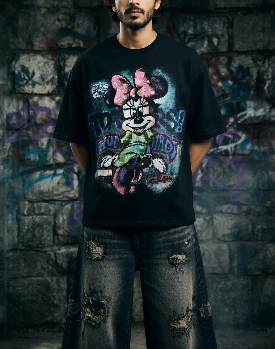 Lost in Vibes Oversized Tee — Drop-Shoulder Fit — view 5