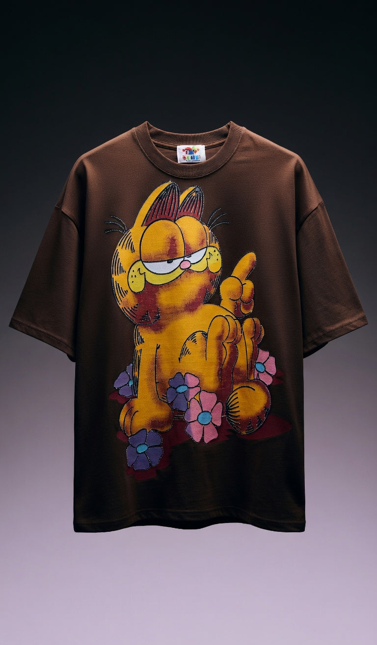 Busy Doin Nothing Oversized Tee — Heavyweight Cotton Fit — view 4