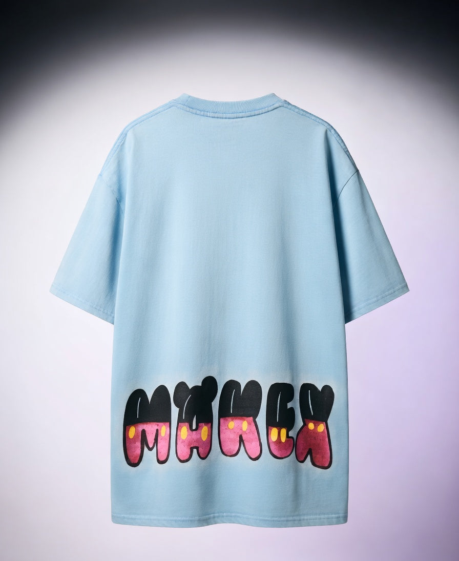 Character Print Oversized Tee — Drop Shoulder Fit — view 6