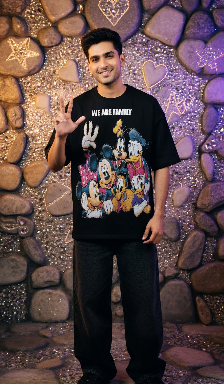 Oversized Graphic Tee — Bio-Washed Premium Cotton Fit — view 4