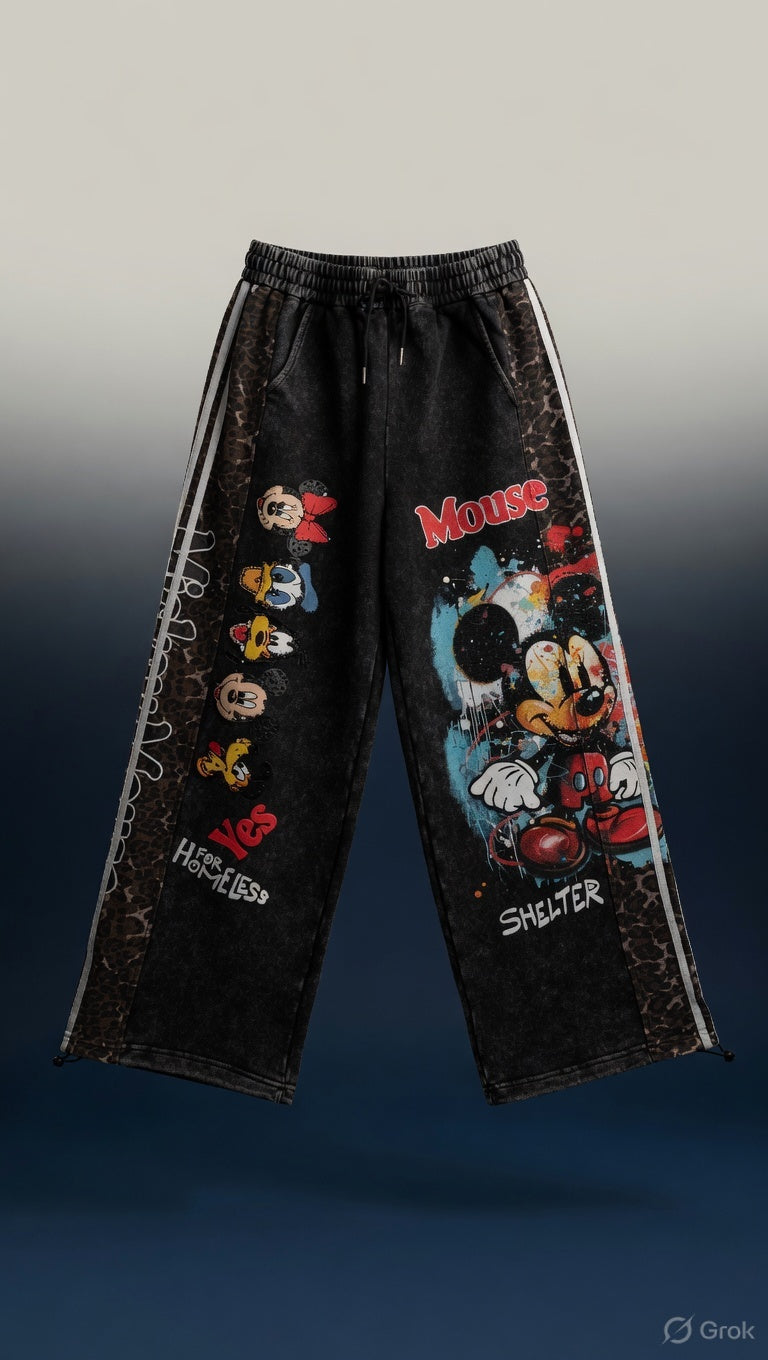Black Tapered Comfort Jeans — Elasticated Waist — view 3
