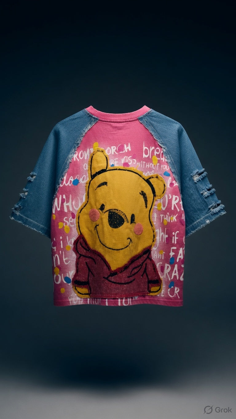 Sweet Honey Oversized Tee — Drop-shoulder graphic fit — view 2