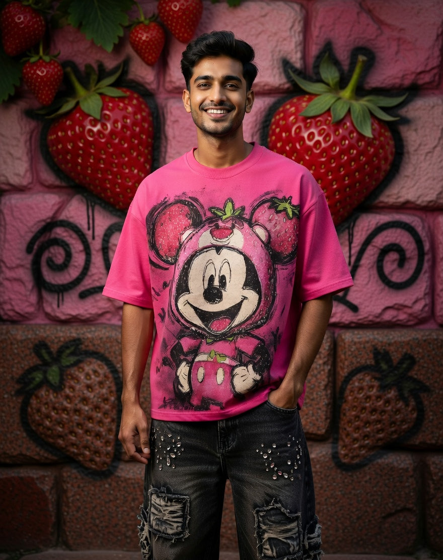 Iconic Fit Oversized Tee — Graphic Print — view 4