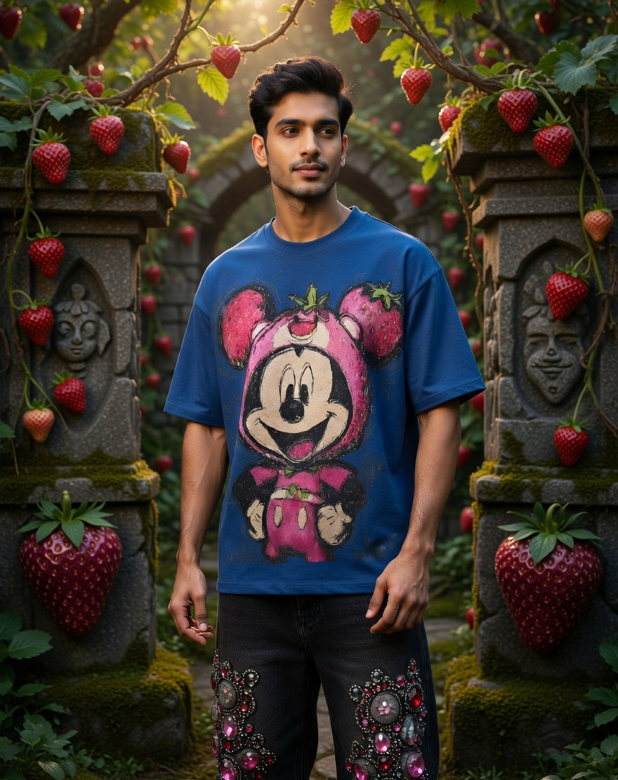 Iconic Fit Oversized Tee — Graphic Print — view 6