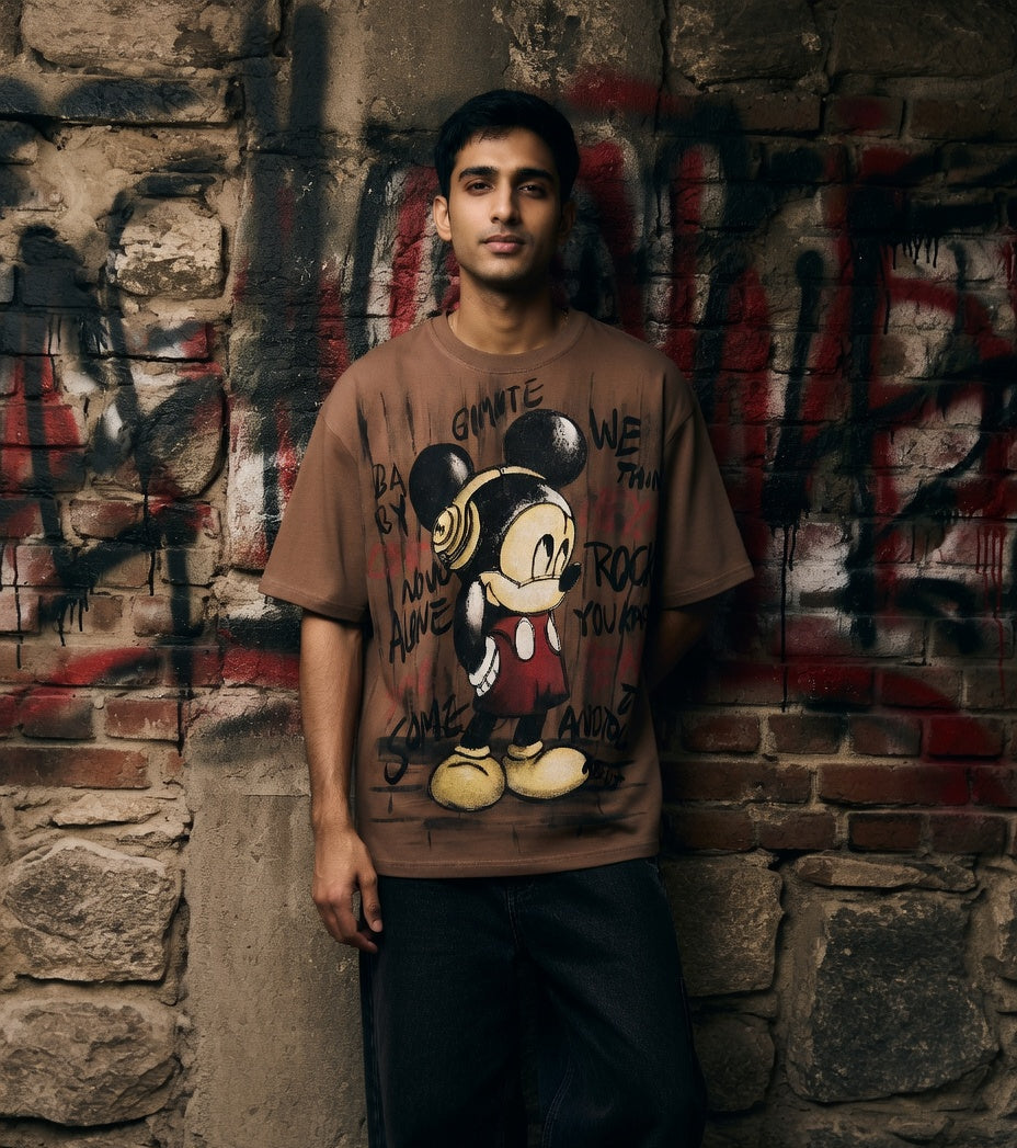 Prime Mood Oversized Tee — Heavyweight Drop-Shoulder Fit — view 4