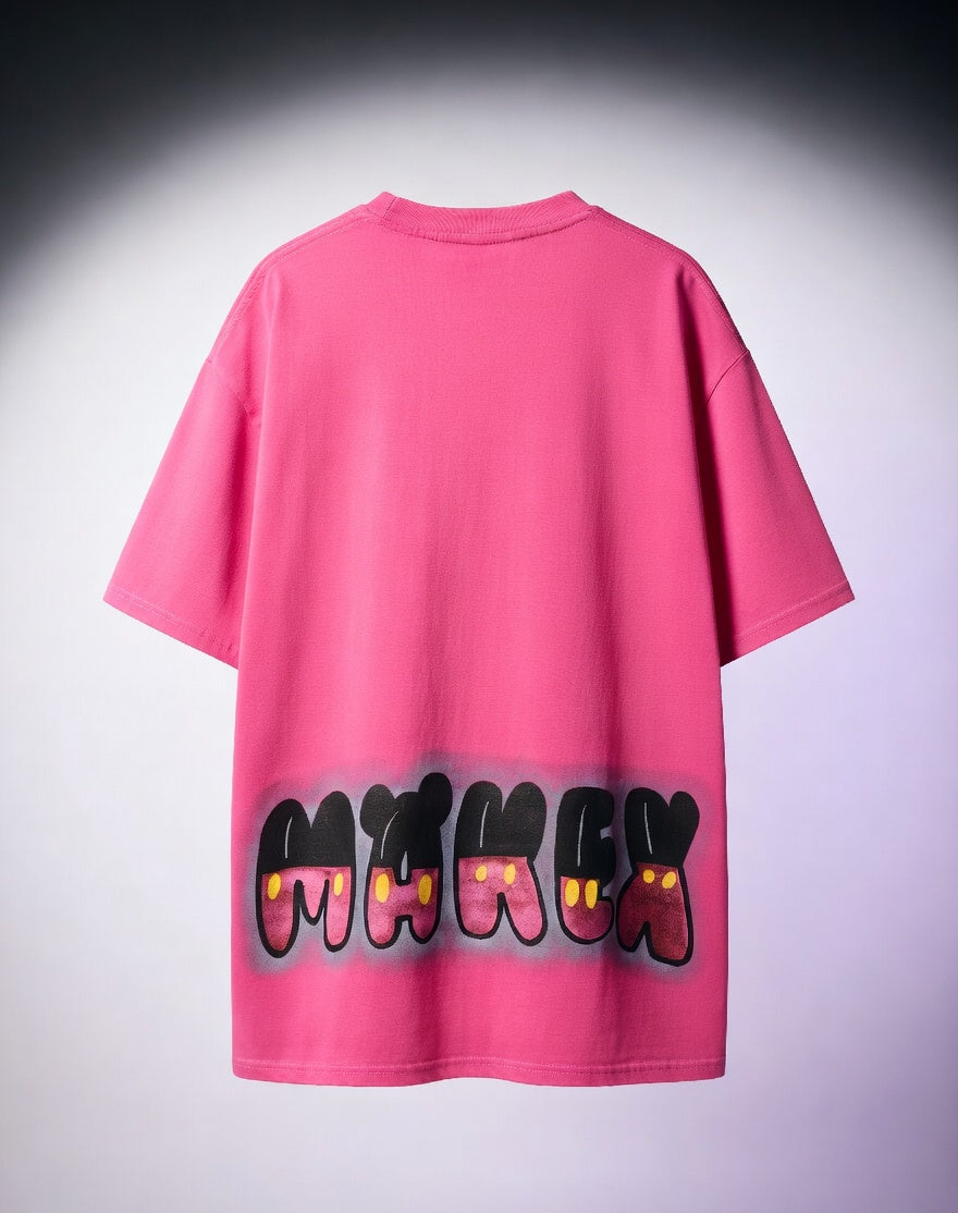Character Print Oversized Tee — Drop Shoulder Fit — view 4