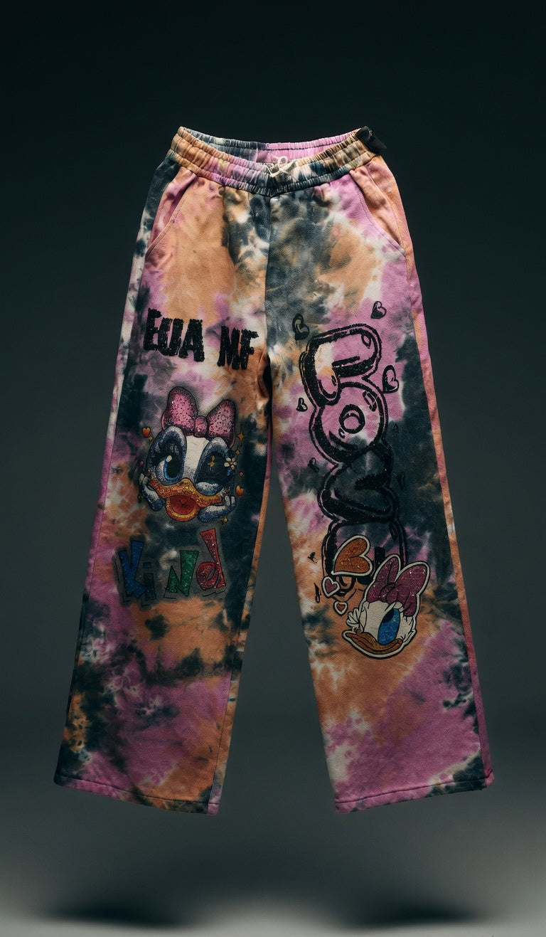 Press Star Lower — Tapered Fit Joggers in Multicolor — view 5
