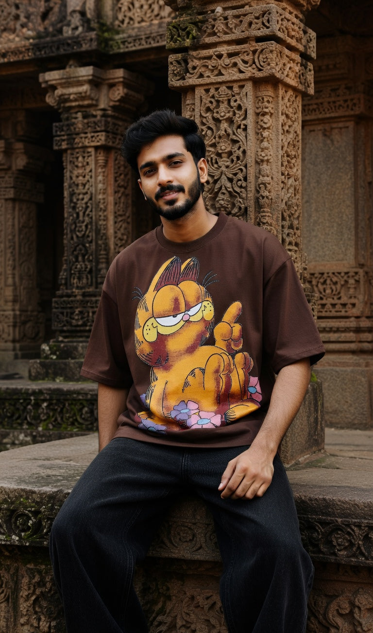 Busy Doin Nothing Oversized Tee — Heavyweight Cotton Fit — view 5