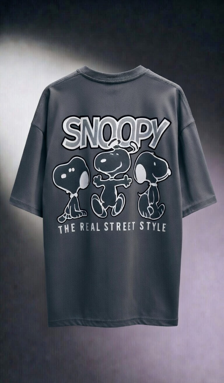 Cool Pup Street Oversized Tee — Combed Cotton Fit — view 4