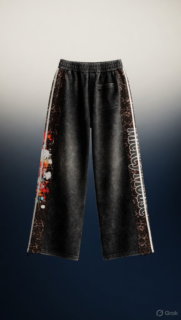 Black Tapered Comfort Jeans — Elasticated Waist — view 4